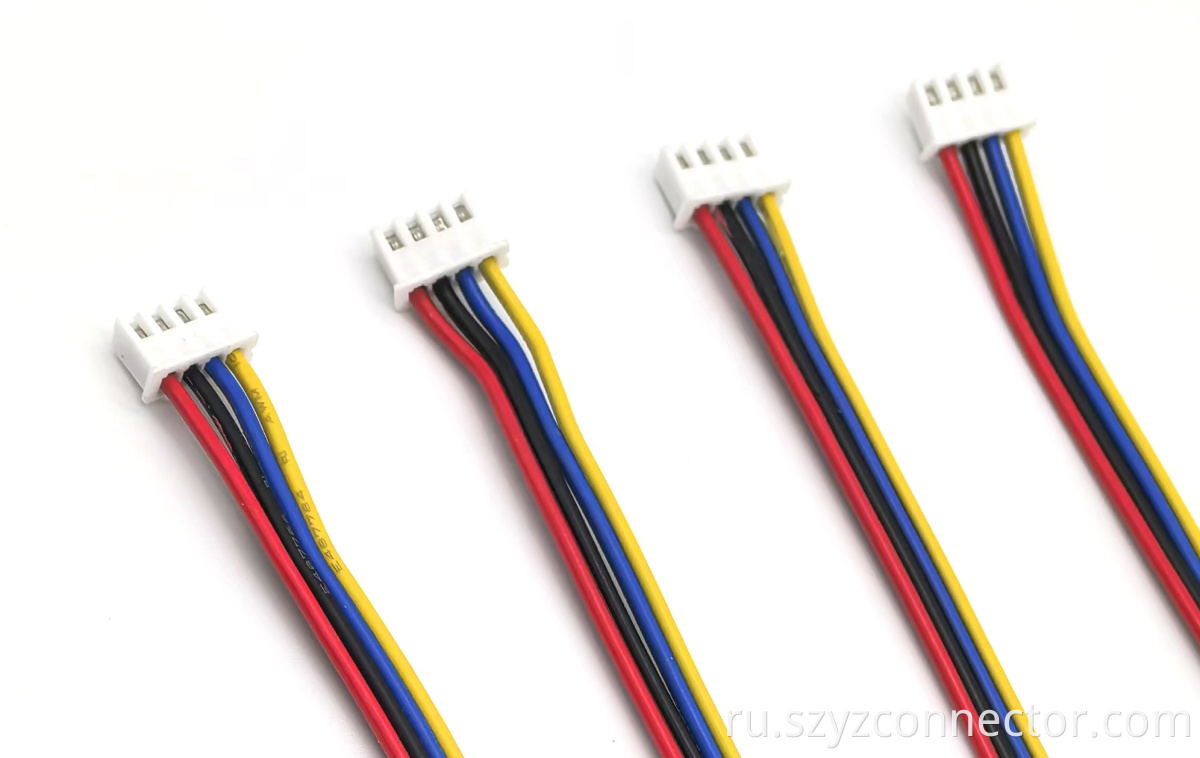 Репетиционная линия: параллельный провод, желтый, синий, черный, красный, L = 150 мм. Rehearsal line:Parallel Wire Yellow Blue Black Red L=150mm